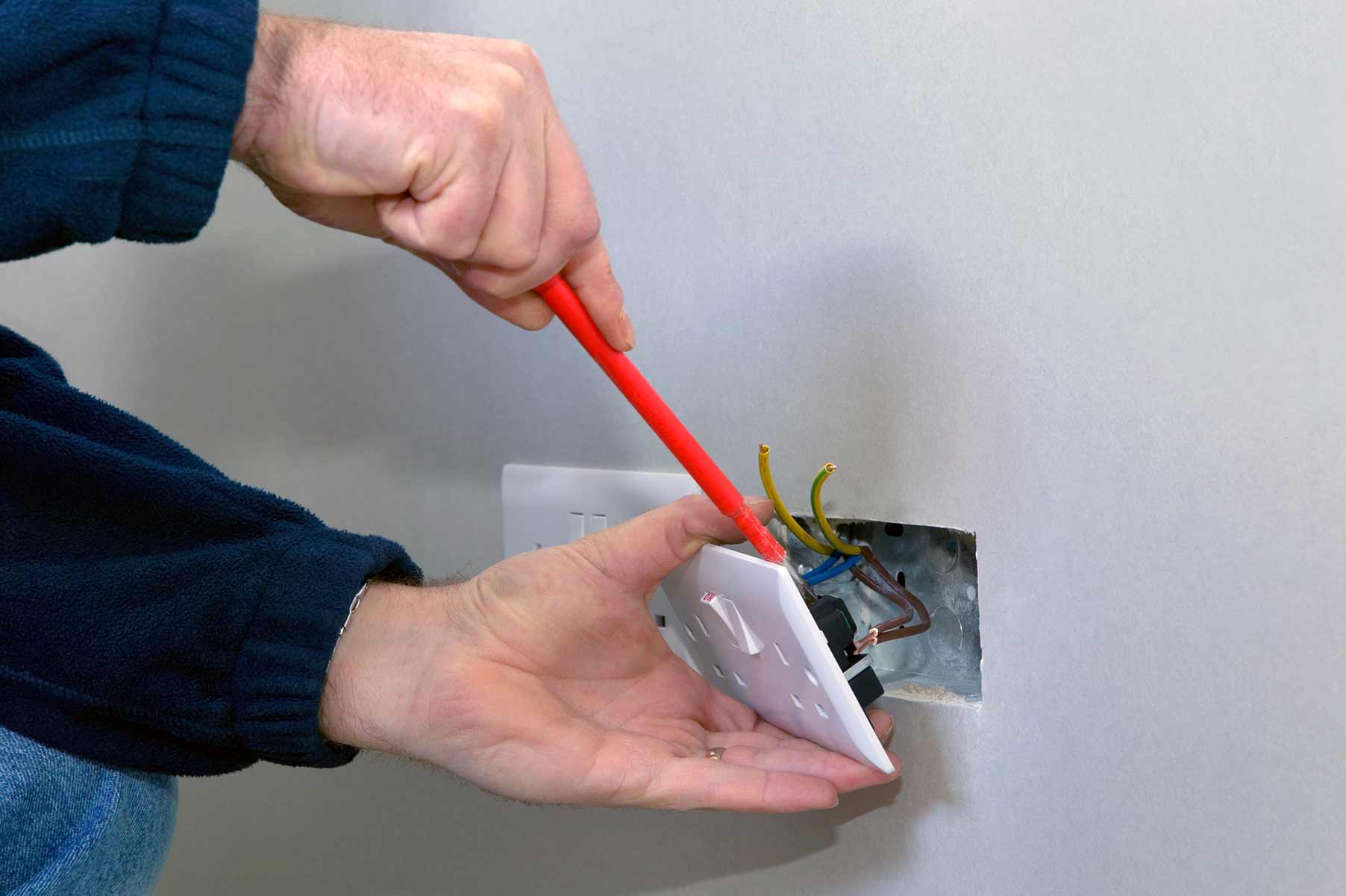 Our electricians can install plug sockets for domestic and commercial proeprties in South Harrow and the local area. 